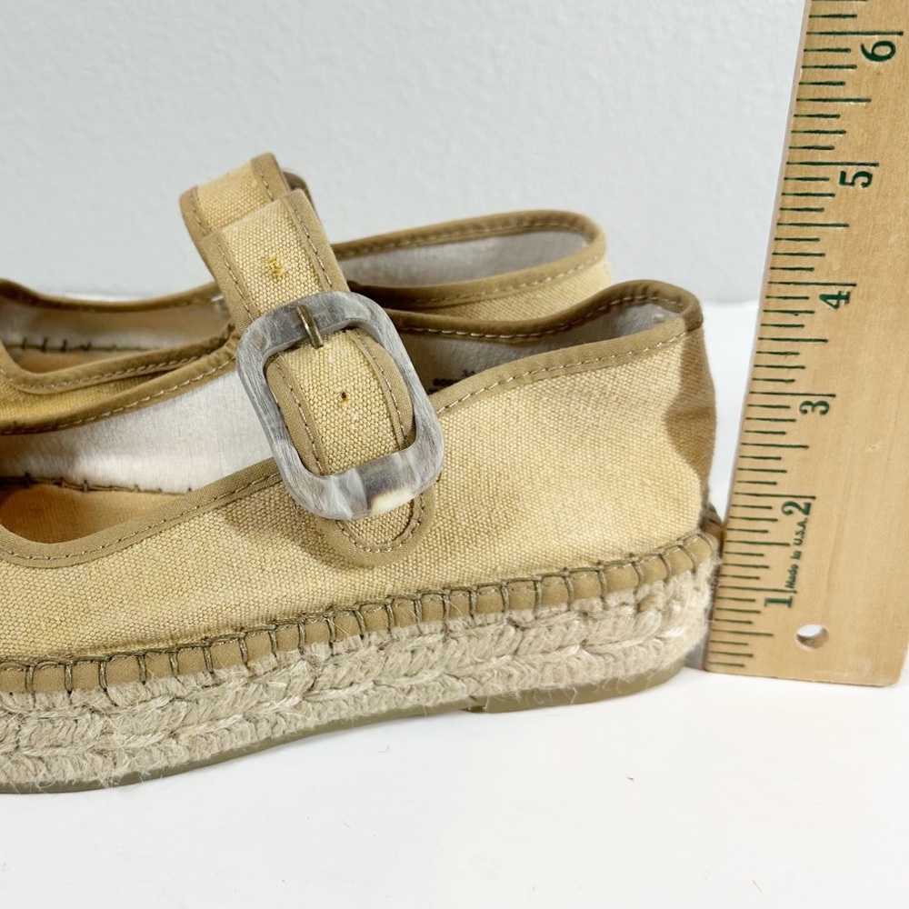 FREE PEOPLE COLLECTION Women's 36/7 Surfside Mary Jane Espadrilles Tan - Picture 11 of 11